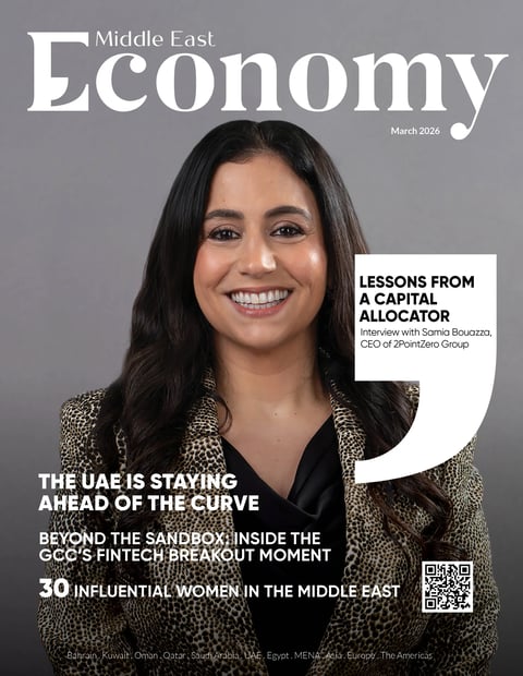 Samia Bouazza on the cover of Economy Middle East March 2026