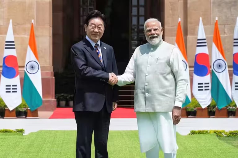 India and South Korea announce plans to double trade to $50 billion by 2030