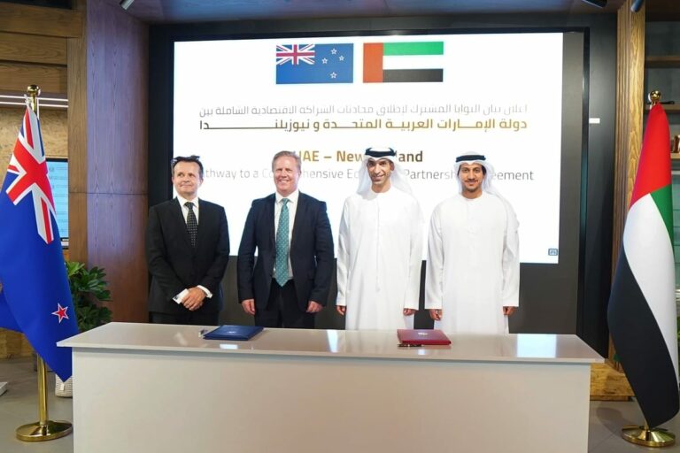 UAE and New Zealand begin economic partnership negotiations to boost trade, investment